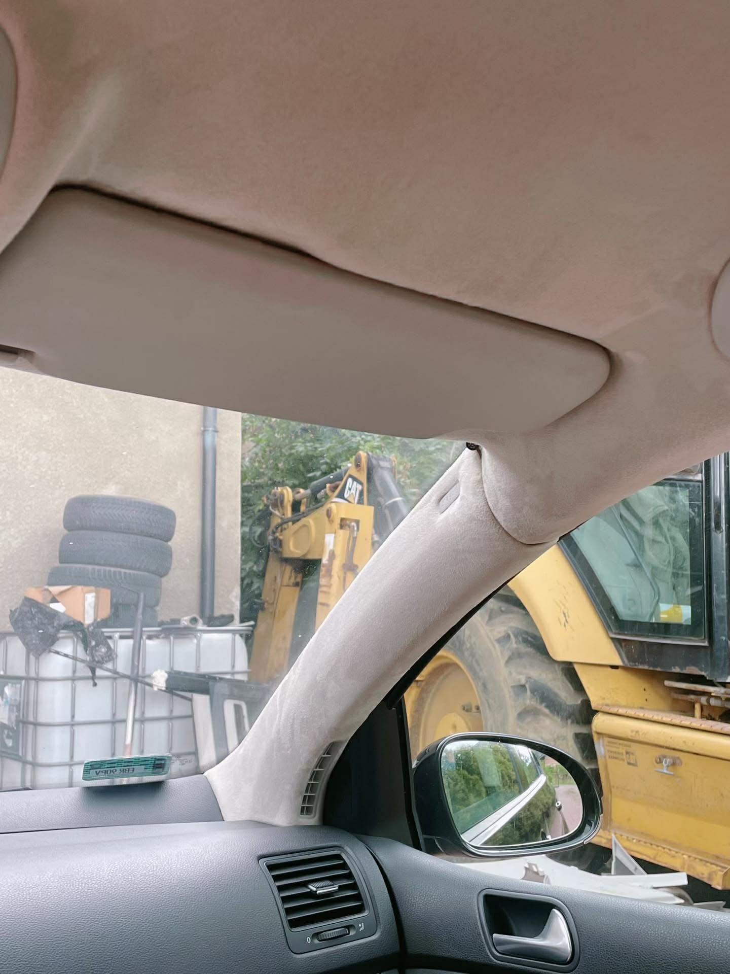 Podsufitka Vw golf 5 jasna alcantara