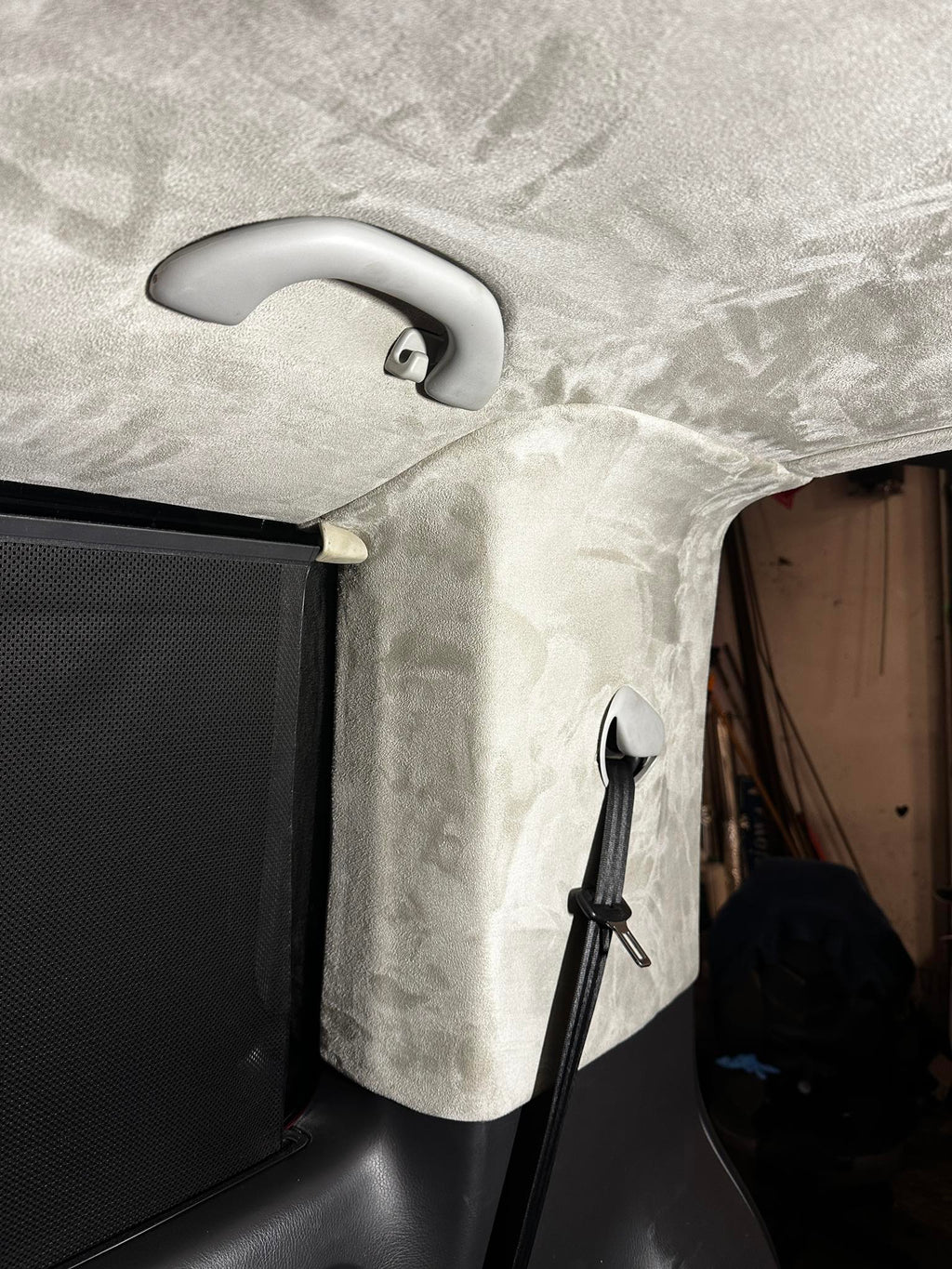 Kompletna podsufitka Vw multivan long jasna alcantara