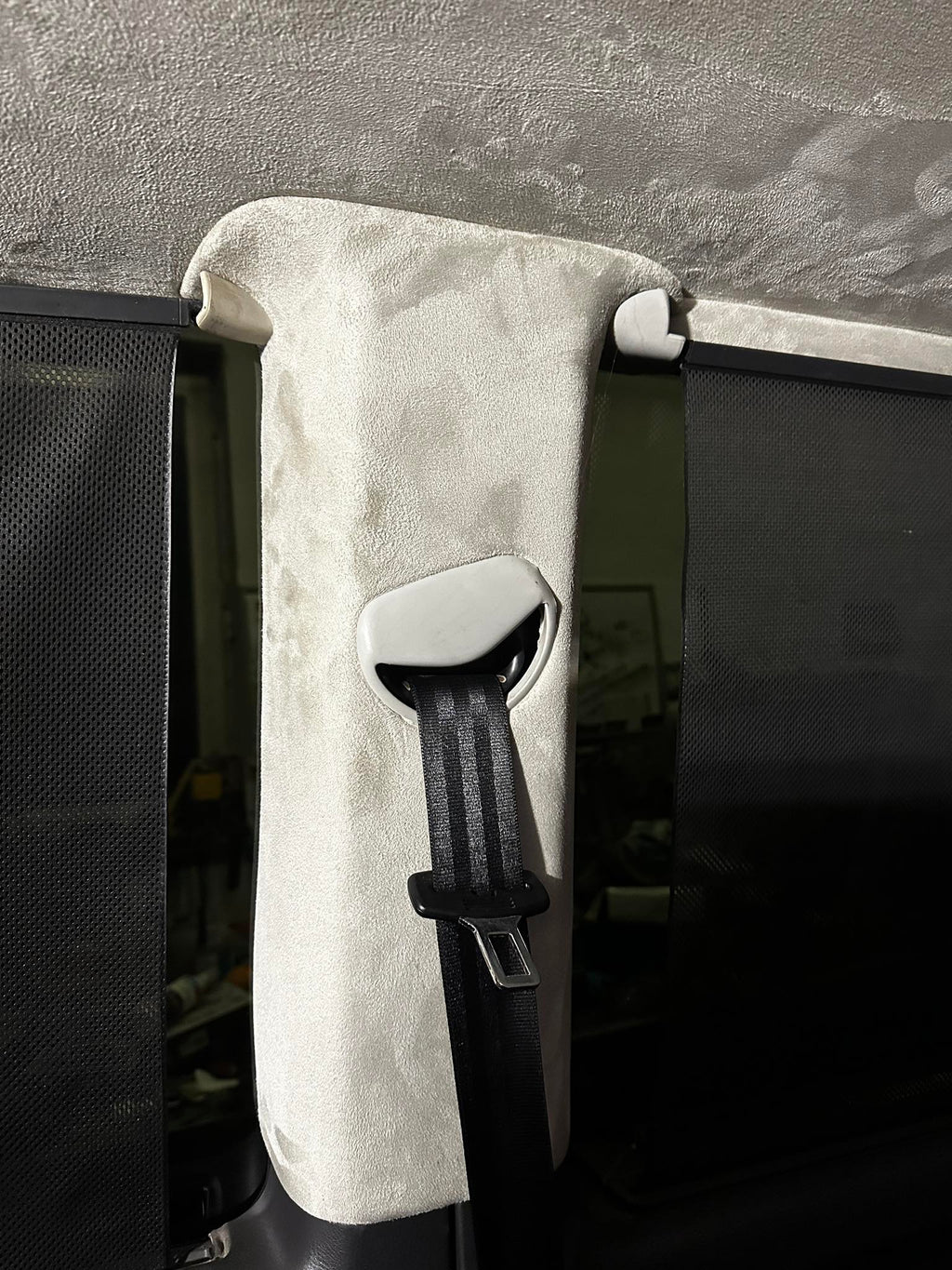 Kompletna podsufitka Vw multivan long jasna alcantara