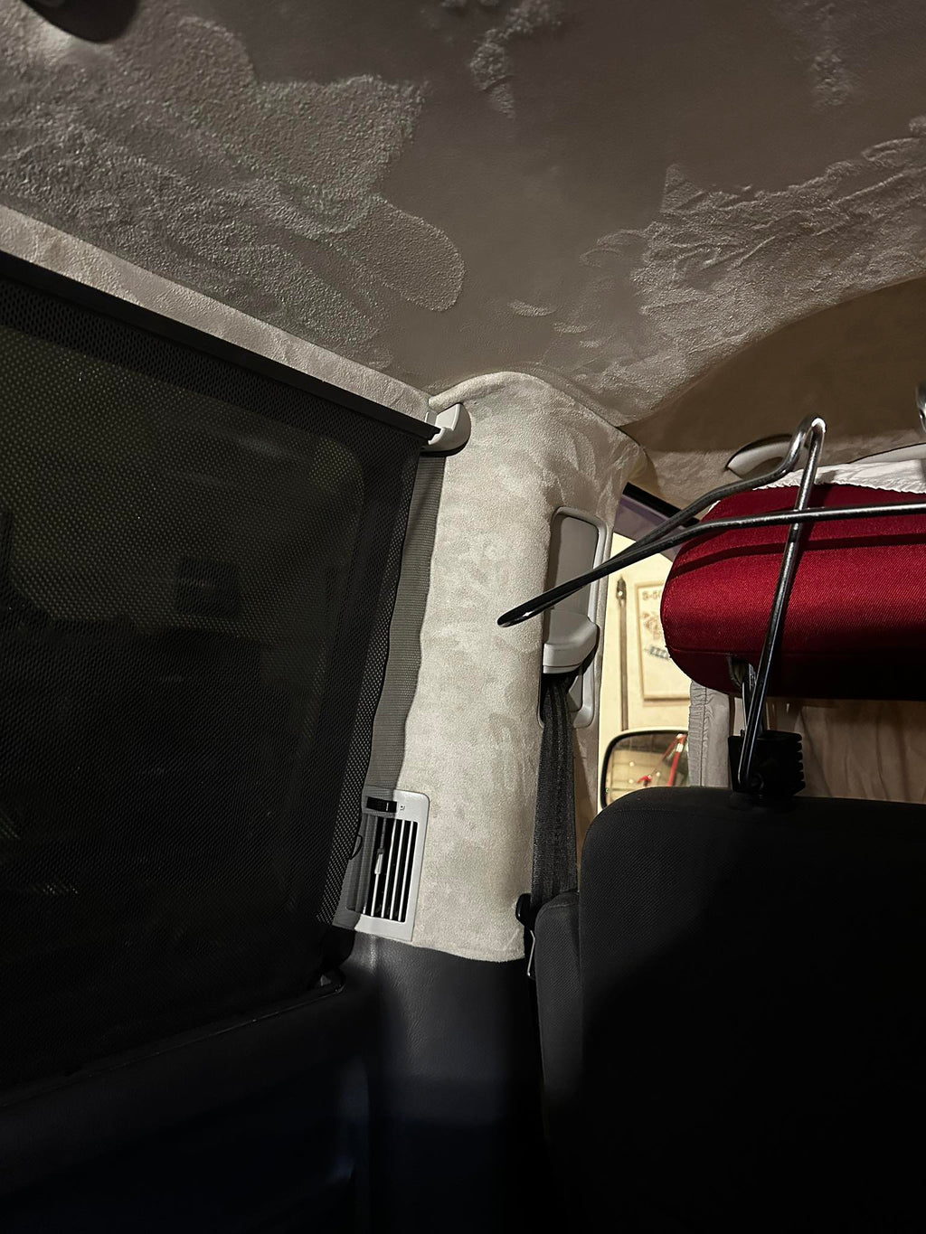 Kompletna podsufitka Vw multivan long jasna alcantara