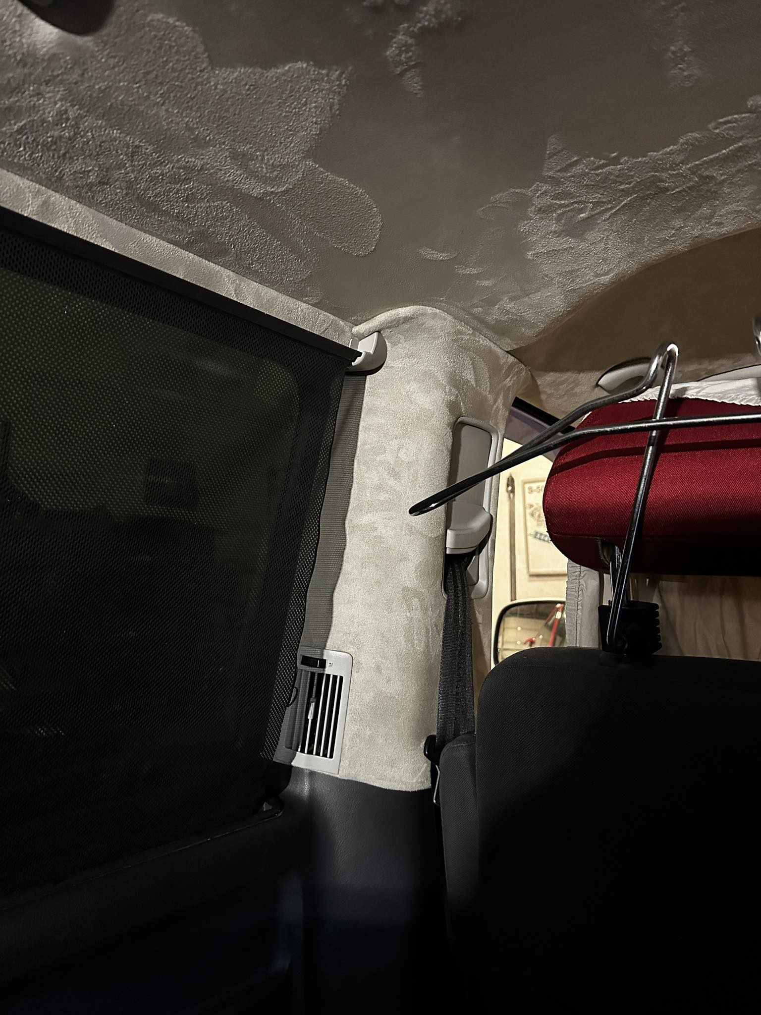 Kompletna podsufitka Vw multivan long jasna alcantara