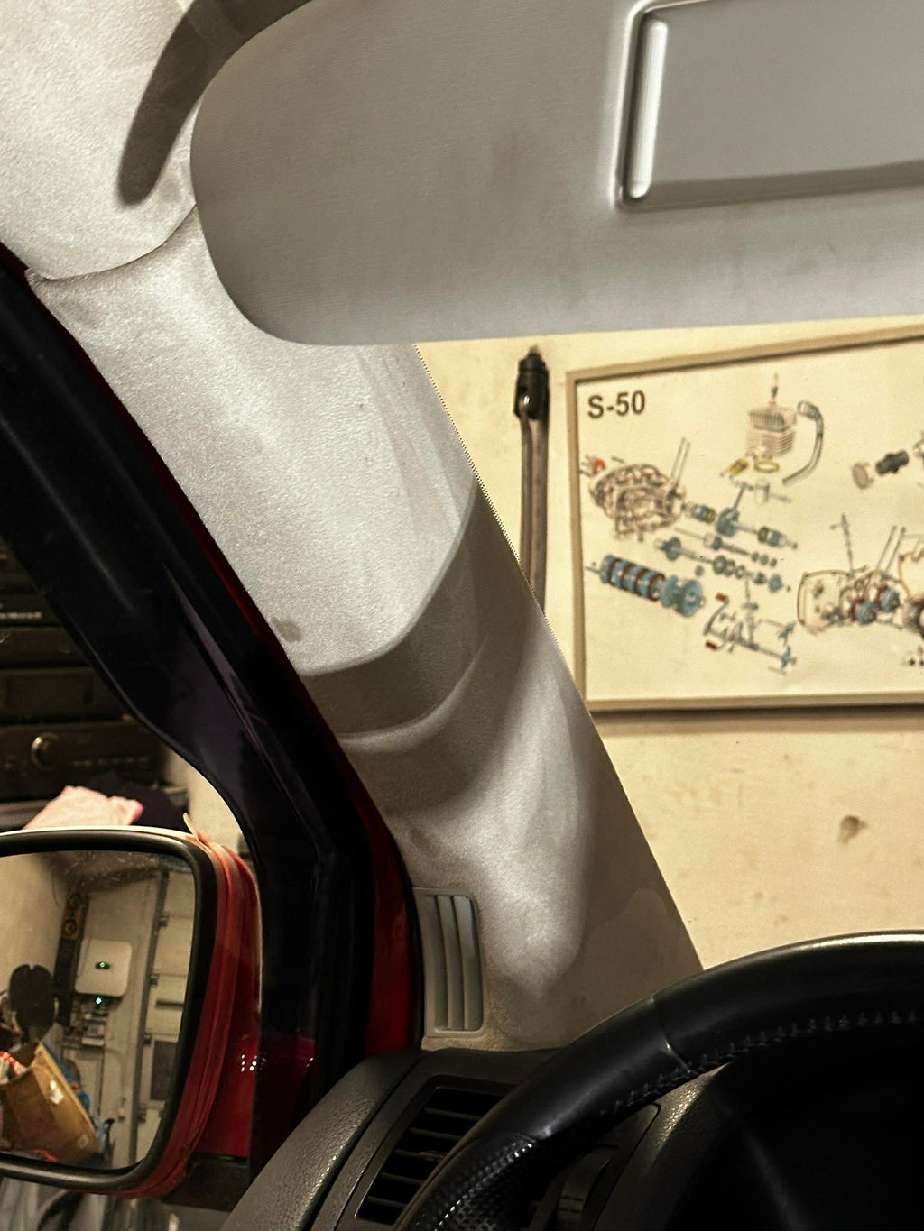 Kompletna podsufitka Vw multivan long jasna alcantara