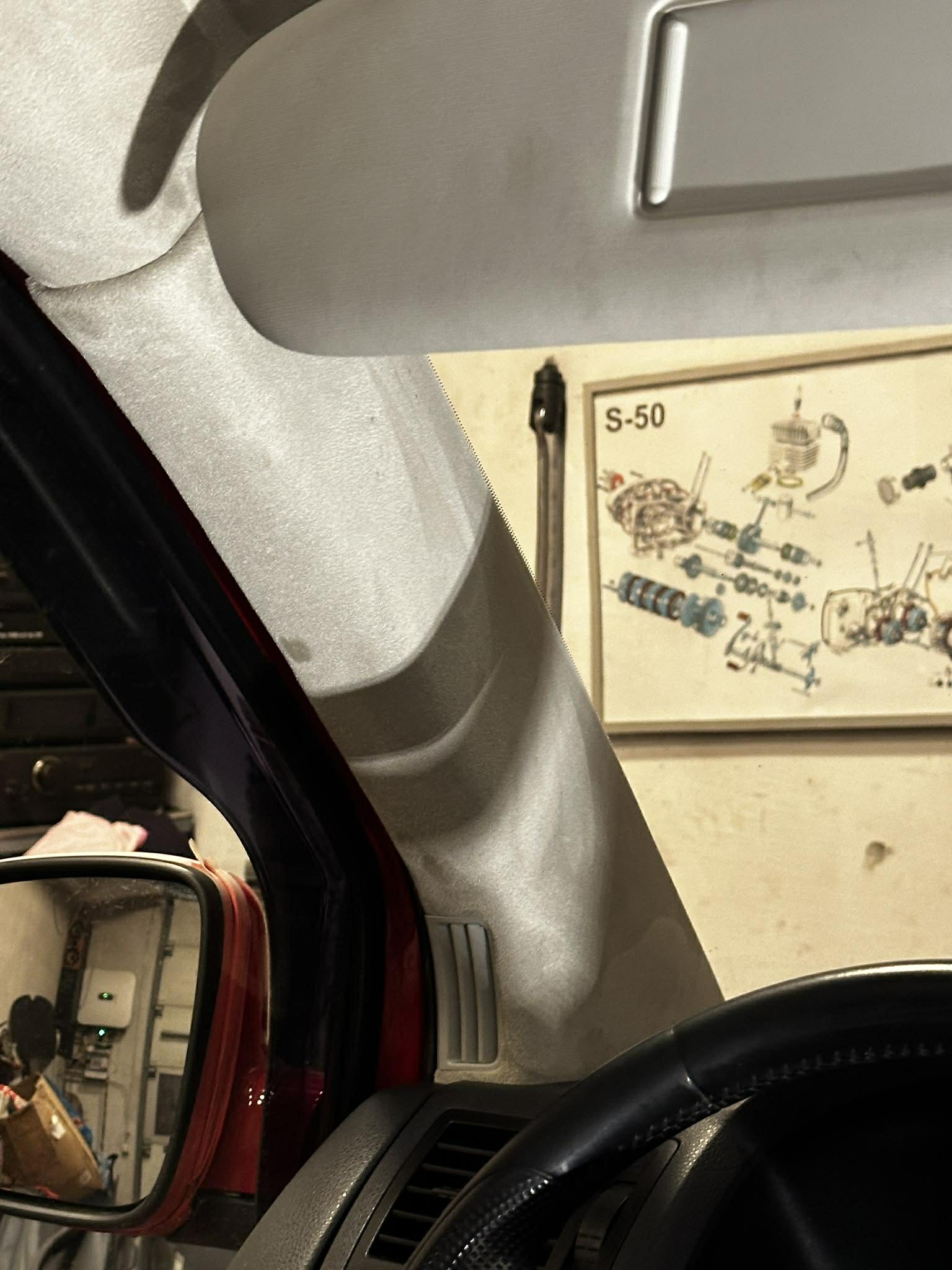 Kompletna podsufitka Vw multivan long jasna alcantara